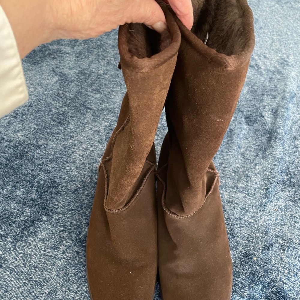 Brown Suede Boots